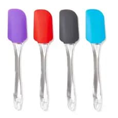 ESPÁTULA DE SILICONE E PLASTICO DE COZINHA BOLO CREMES