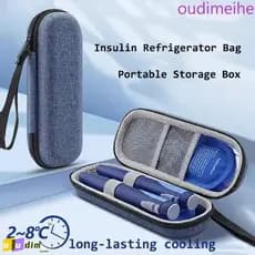 Bolsa De Resfriamento De Insulina OUDIMEIHE , Térmica À Prova D'água Resistente Ao Desgaste , Pílula Protetora Portátil