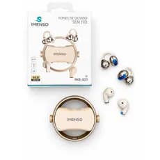 Fone Bluetooth Sem Fio IMENSO IMS-821 TWS V6.0 Hi-Fi Touch Estojo Urso Recarregável Android iPhone