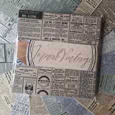 Papéis para scrapbook Jornal Vintage Colagem Journal planner Diário Colagem Penpal Agenda 20 pçs