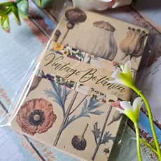 Papéis para Scrapbook Vintage Botânica para Journal planner Diário Colagem Penpal 50 pçs