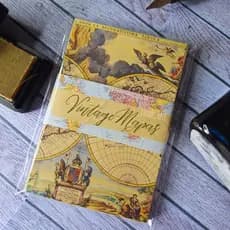 Papéis para Scrapbook Vintage Mapas para Journal planner Diário Colagem Penpal 50 pçs