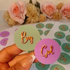 Adesivo Redondo Personalizado Para Embalagens Lembrancinhas Festas Doces Produtos Copo Decalque Etiqueta Envio Rápido