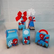 Kit Festa Homem aranha cute ou baby spyderman Lembrancinhas Festa infantil Personalizadas