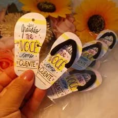 TAGS CHINELO COM XUXINHA – Tags/Apliques Personalizados – Decoração e Lembrancinhas