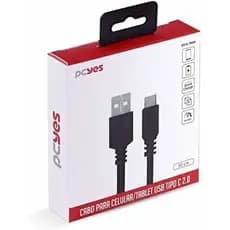 Cabo Usb PCYES 2.0 para Usb Tipo C para Celular
