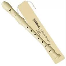 Flauta Doce Soprano Yamaha YRS-23 C - Design Ergonômico, Som Claro e Preciso, Ideal para Iniciantes