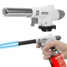 Maçarico Culinário Portátil de Cozinha Multiuso Manual com Controle de Chama Gourmet
