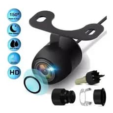 Câmera de Ré HD com Ajuste 360° e Visão Noturna para Segurança Completa