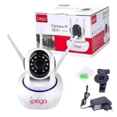 Câmera IP Wireless Ípega KP-CA127 - Alta Definição e Visão Noturna com Detecção de Movimento