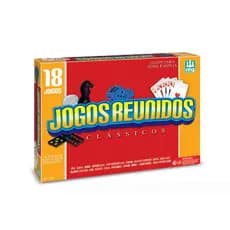 18 Jogos Reunidos - Dama Trilha Ludo Xadrez + 14 Jogos - Nig
