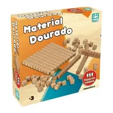 Material Dourado C/ 111 Pecas - Pedagogico - Educativo - Nig