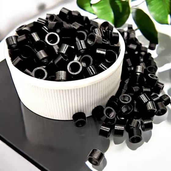 Microlinks Sem Silicone – 300 Unidades para Mega Hair
