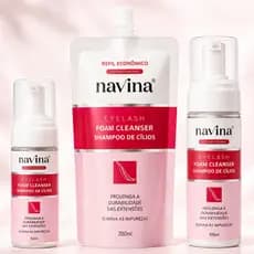 Shampoo Navina Higienização para Cílios Lash Original - ANVISA
