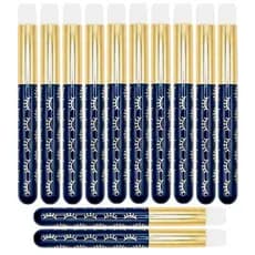 Kit 12 Pincel de Limpeza Premium Para Lash Designers - Preto