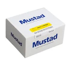 Anzol Norueguês Mustad Beak Baitholder Nº3/0 - 50 Peças Aço Carbono Niquelado