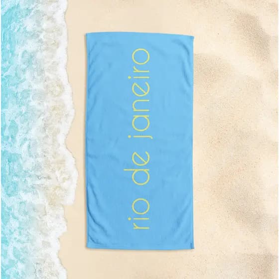 Toalha de Praia Yuzo 70x140cm Praias Rio de Janeiro