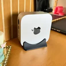 Mac Mini M4 vertical Suporte com acesso frontal Para seu Mac