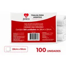 Lenço Para Banho 100 Unidades Toalha Assepsia
