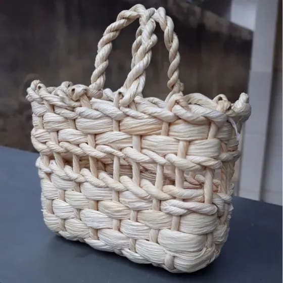 Mine Bolsa Palha de Milho