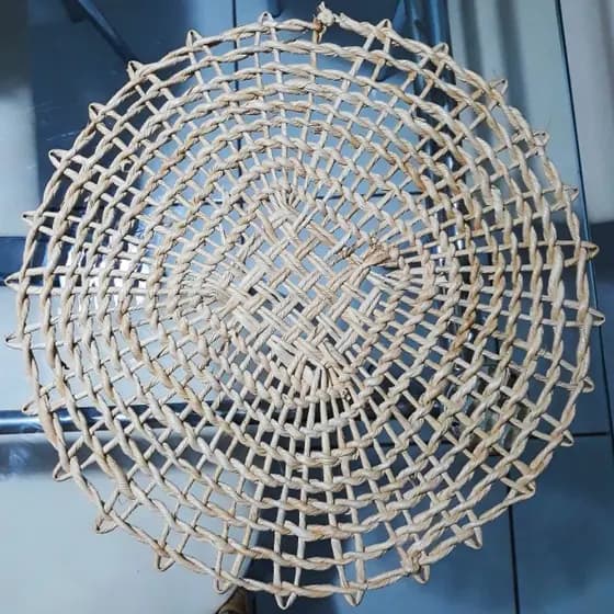 Souplast Redondo Vazado Palha de Milho 35 cm - Supla Palha de Milho