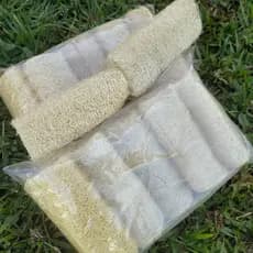 Kit 15 Buchas Esponja Vegetal Natural Ecológica