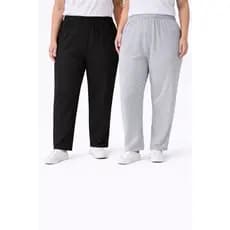 Kit 2 Calças Plus Size em Malha Confortável de Algodão Premium G1 ao G10