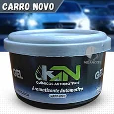 Cheirinho Carro Novo Odorizador Aromatizante Automotivo Pote Gel 60g  KN para Carros/utilitários