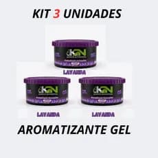 Kit 1/2/3 x Aromatizante Para Carro Em Gel 60g Perfume Lavanda Órbi Kn Para Carros Perfume auto