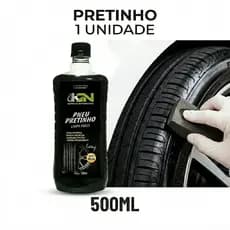 Pretinho automotivo Limpa Pneu Brilho Preto Carro/Moto/caminhão Intenso KN - automotivos