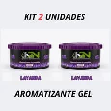 Kit 2 x Odorizador Lavanda Automotivo para carros Kn Auto cheirinho perfume órbi Gel 60g