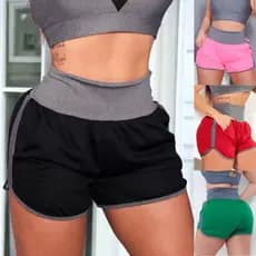 Short Feminino Academia Running Corrida Dryfit Seca Rápido Conforto Dia a Dia com Bolsos Promoção