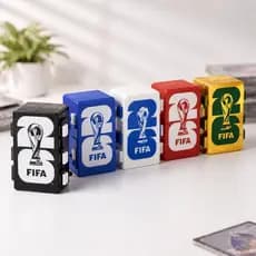 Caixa Figurinhas Copa 2026 Organizador Porta Figurinhas Álbum Futebol Coleção