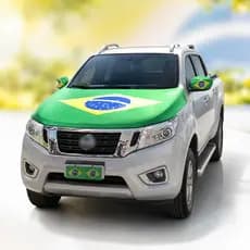 Bandeira Do Brasil Para Capô De Carro Grande Copa Torcedor Verde Amarelo