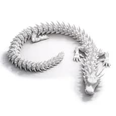 Dragão Articulado 3D Flexível 40cm Fidget Toy Anti Stress Sensorial Relaxante Decorativo Gamer