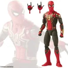 Boneco Homem Aranha Articulado 17cm Colecionável Vingadores Premium Acessórios Mãos Para Trocar