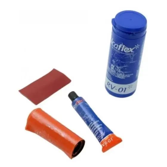 Kit Remendo para Câmara de Ar Bike – Cola + Remendos – Reparo Rápido