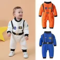 Fantasia de Astronauta para Bebê, Macacão de Manga Longa para Meninos, Roupa de Férias, Astronauta Interestelar