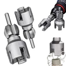 1/2" 3/4" Kit de Rosqueador de Tubos PPR PVC com Furadeira Elétrica Ferramenta de Corte de Rosca Interna e Externa Integ