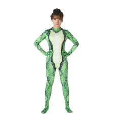 Macacão de uma peça Hongbo Green Python, série de cosplay de animais, fantasia de Halloween de Python