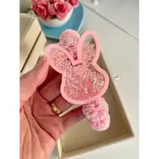 Tiara coelhinho Páscoa, tiara arquinho para menina Páscoa rosa Pompom rosa, laço menina infantil.