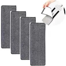 kit 4 Refis P/ Mop Prancha Flat ou Spray de Microfibra Esfregão Mágico Universal Multiuso Lavável