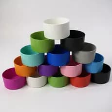 Protetora para Garrafa Térmica de Silicone Hiddra base 7,5cm e 9cm