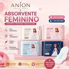 Absorvente Diario Protetor Diurno e Noturno Ultra Slim Respirável Alta Absorção Diversos tamanhos