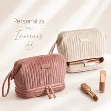 Necessaire Feminina Organizadora Grande Personalizada Porta Maquiagem e Cosméticos Viagem