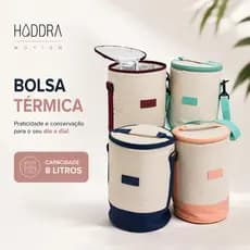 Bolsa Térmica 8 Litros Marmita Lancheira Térmica Feminina Masculina Impermeável Com Alça Reforçada