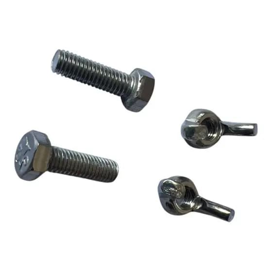 Kt 2 porcas e 2 parafusos inox panela mexedora Progás