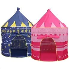 Tenda Infantil Toca Cabaninha Castelinho Rosa Azul Portatil Diversao Crianca