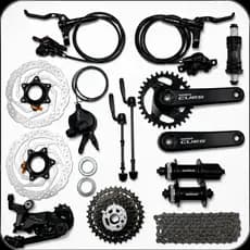 Kit Shimano Cues 9v Freio Hidráulico Completo Mtb