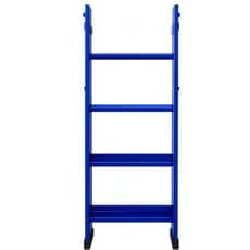 Escada Tesoura 4 Degraus Azul Aço Antiderrapante 1,2m